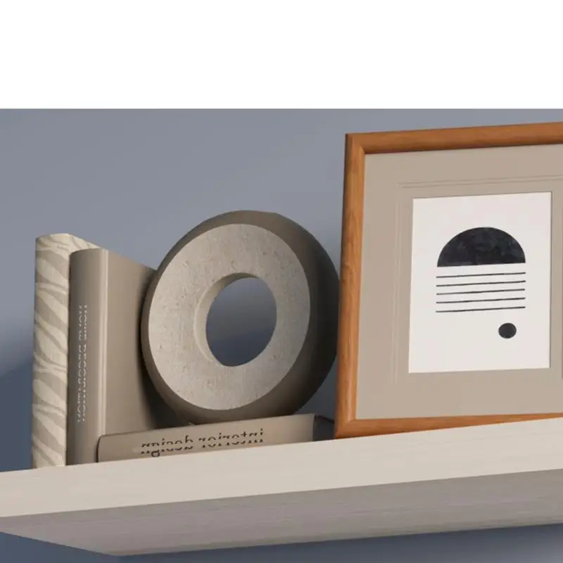 رف عائم من خشب البلوط الأبيض - تخزين حائط أنيق لتزيين المنزل - تصميم عصري أنيق ومتعدد الاستخدامات للكتب والنباتات،