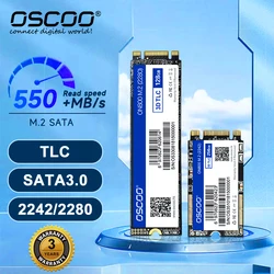 OSCOO SATA M2 SSD 1TB 512GB 256GB 128GB Ssd Hard Disk M.2 NGFF Solid State Drive 2242 2280 disco rigido per Laptop Desktop