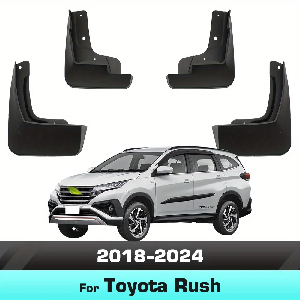 Für Toyota Rush 2018 2019 2020 2021 2022 2023 2024 Kotflügel-Schmutzschutz 4-teiliges Set Spritzschutz Kotflügel Auto-Zubehör