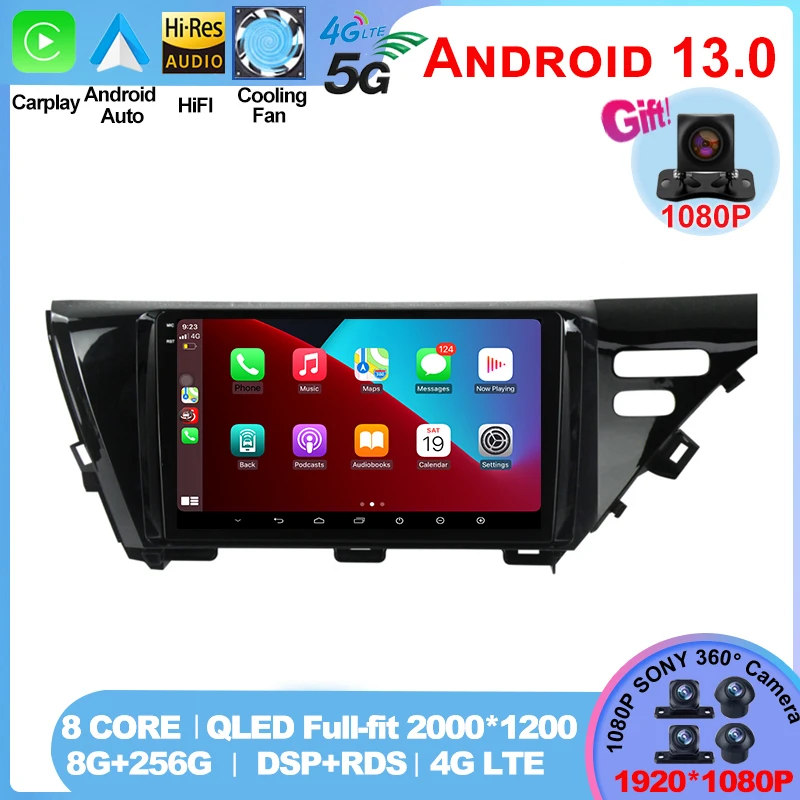 

Android 13 Car Stereo Radio for Toyota Camry 8 XV 70 2017 2018 2020 Carplay Auto GPS Navigation 2 Din Head Unit