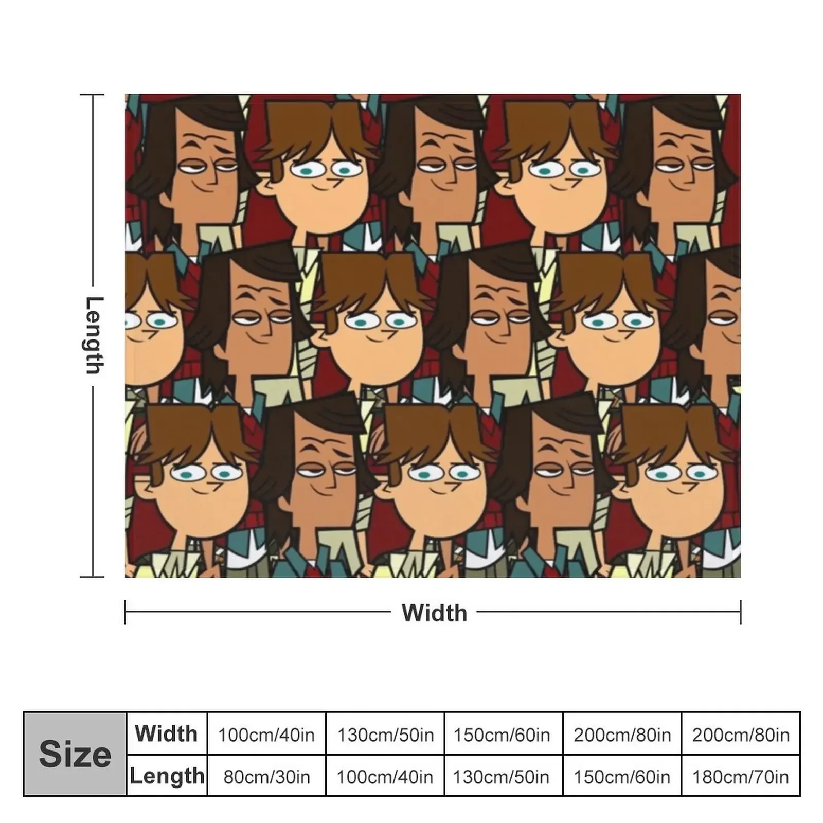 Total Drama: Cody/Noah Throw Blanket Thins For Decorative Sofa Extra Large Throw Blankets