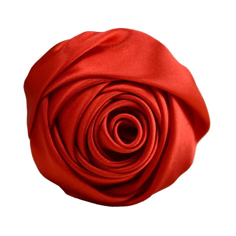 4PCS/lot  5.5cm Satin Fabric Handmade Three-Dimensional Simulation Rose Bud Wholesale DIY Jewelry Shoes And Hat Accessories