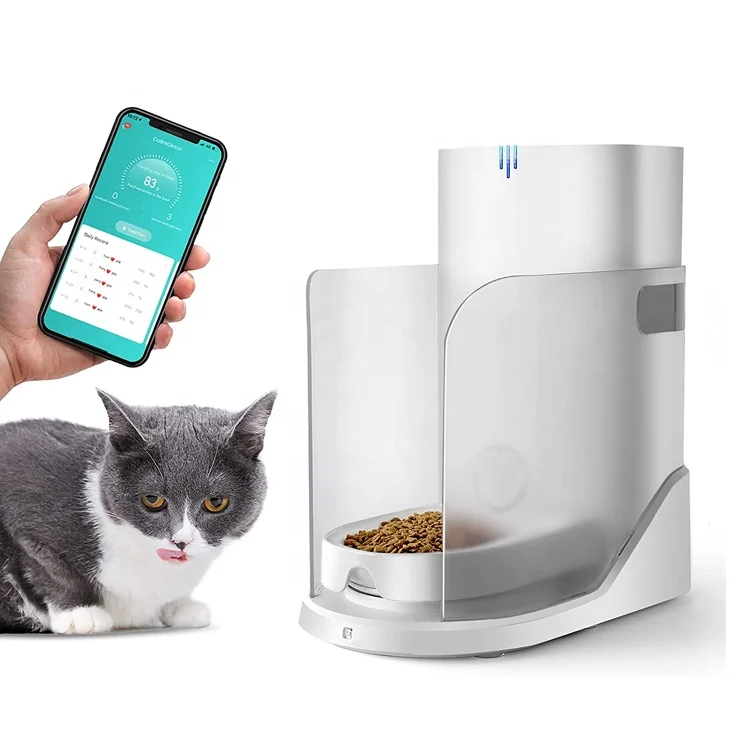 

3,5 л Multi Cat Recognition WiFi Smart APP Control Диспенсер Автоматическая кормушка для кошек в любом месте