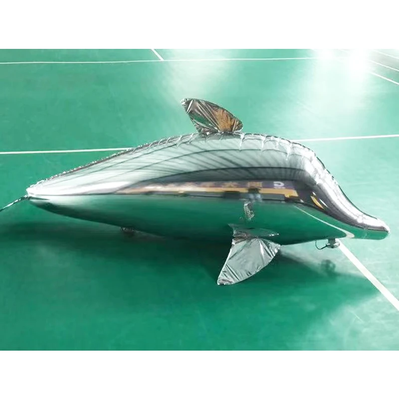 Dolphin Flight Marketing Advertising Planning Remote Control Inflatable Helium Balloons for Bar & Party Foil Material