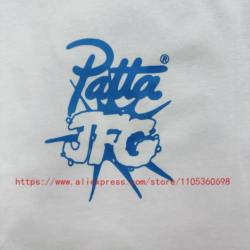 2026 New Collection PATTA Cartoon Graphic T-Shirt Men Casual 100%Cotton Short Sleeve Streetwear Top