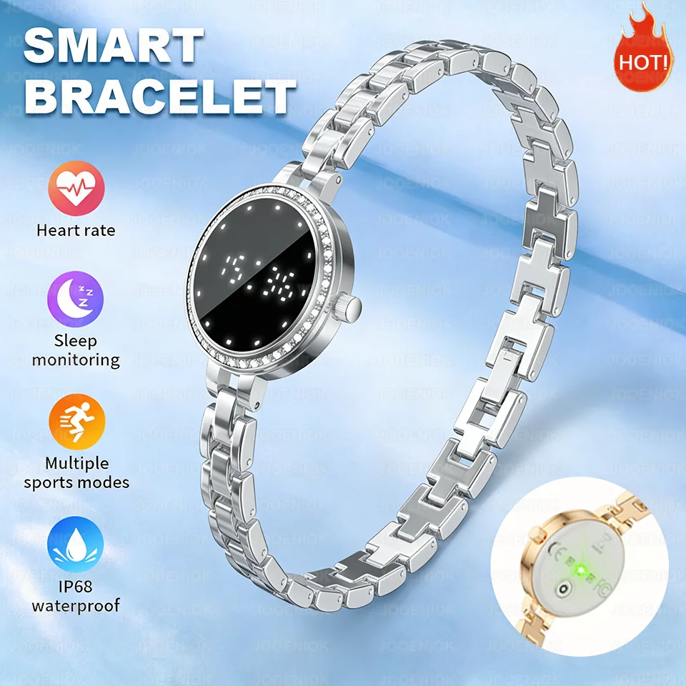 

2026 New Sports Smart Bracelet Women Men Health Monitoring Fitness Waterproof Smart Watch Message Reminder Sleep For Android iOS