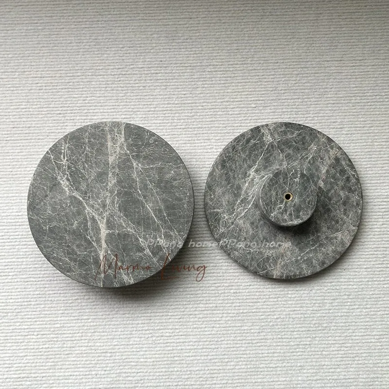 Italian Luxury Natural Marble Handle Clothing Coffee Shop Glass Door Handle House Home Decoration Stone Entrance Pull
