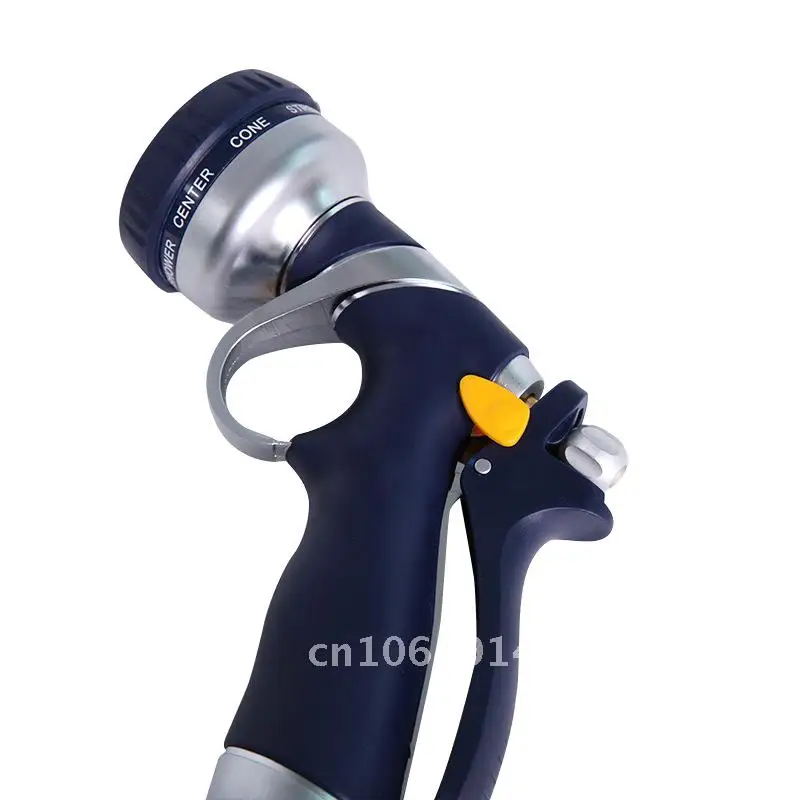 Pure copper coated car wash water gun high pressure water gun household garden multi-purpose zinc alloy water gun