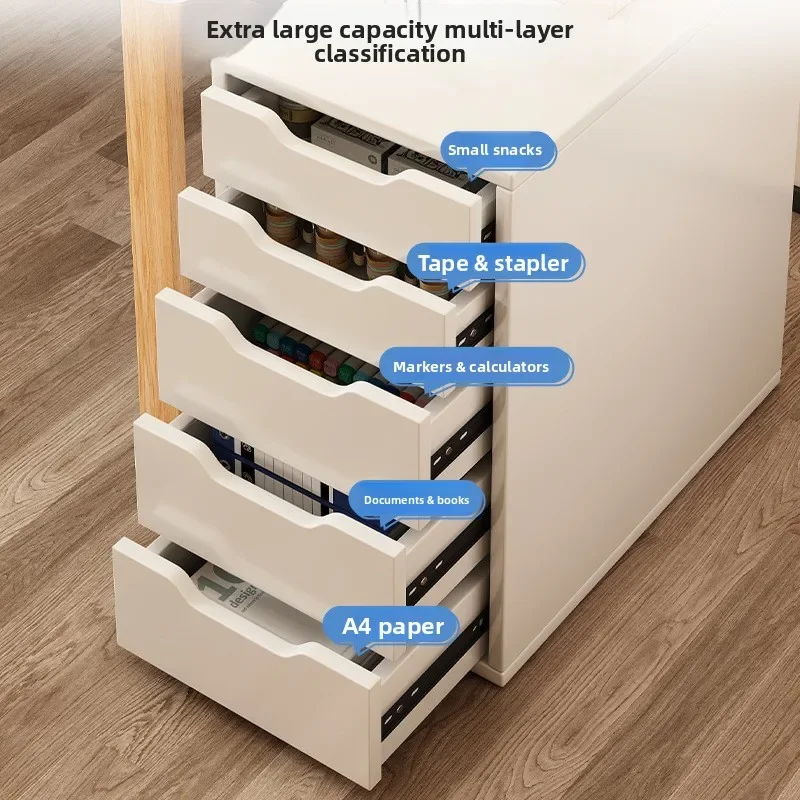 Organizer Home Office Filing Cabinet Office Cabinet Chest of Drawers Desk Side Drawer Storage Cabinet Space Saving A4 File