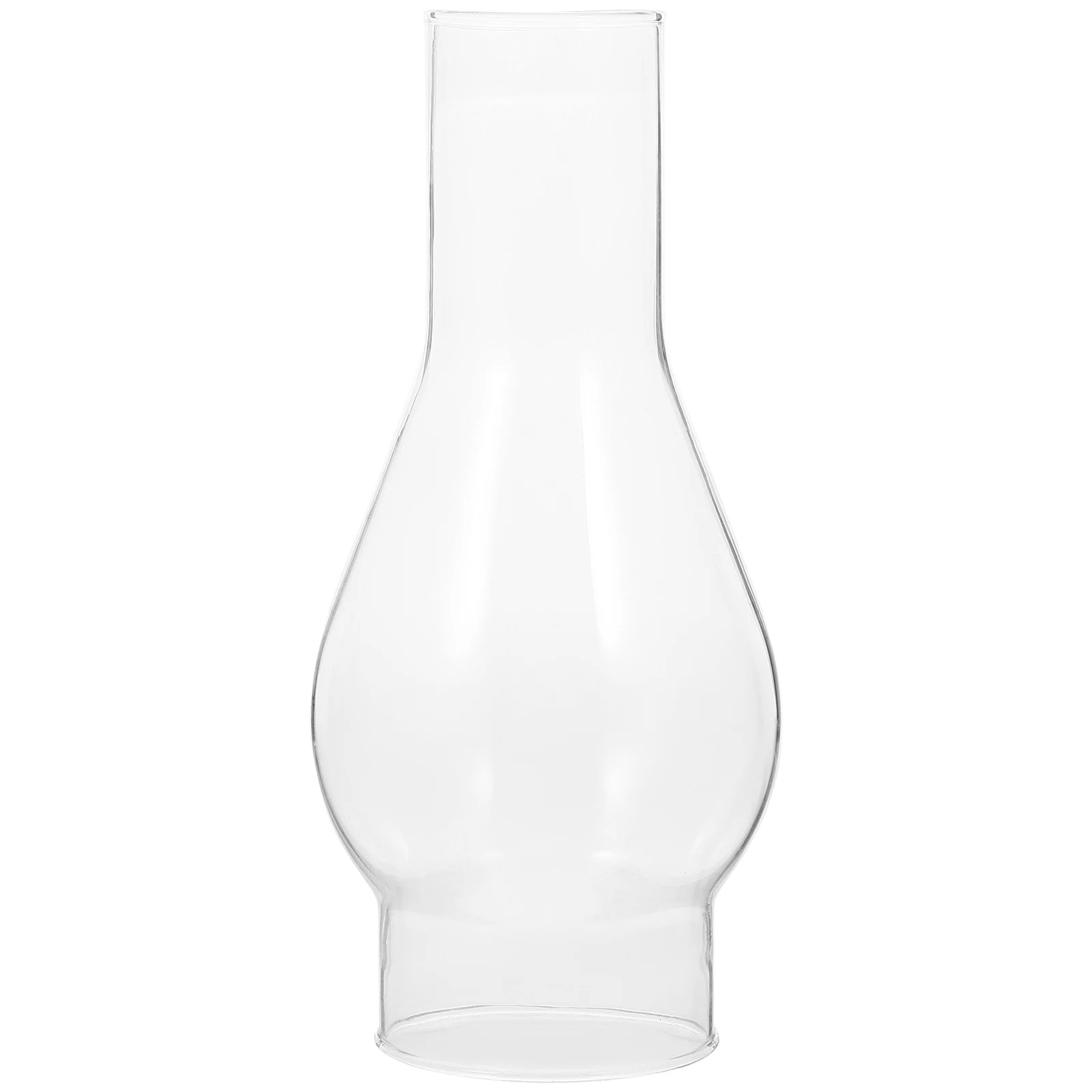

Oil Lamp Chimney Transparent Glass Vintage Lamp Shade Replacement Lampshade for Oil Lantern Accessories