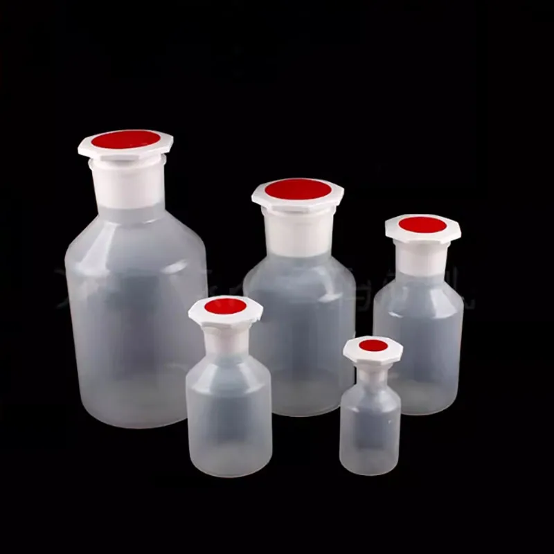 

5PCS Laboratory plastic wide mouth sealed reagent bottle 100ml 250ml 500ml 1000ml 2000ml sampling bottle sampling bottle