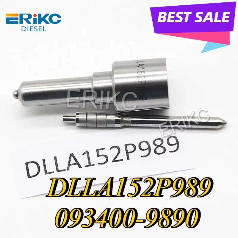 DLLA152P989 093400-9890 Diesel Injector Nozzle DLLA 152 P989 Sprayer Tip DLLA 152P989 For  Hyundai 333800-5200 095000-7140