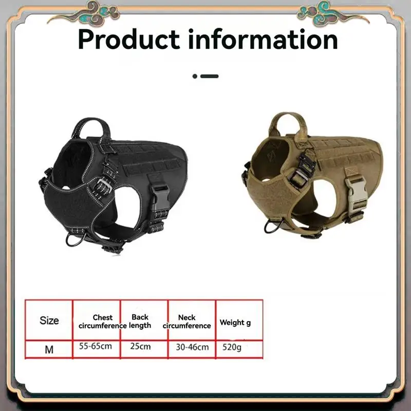 

Durable Large Dog Strap German Shepherd Malinua Dog Training Vest Medium-Sized Dog Strap Dog Parts