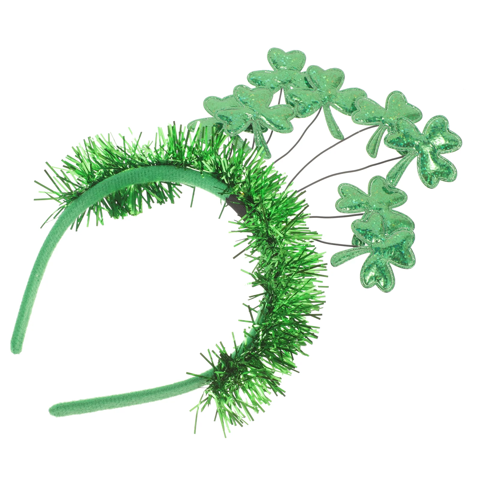 

Patricks Hair Accessories St Day Decorations Shamrock Green Fabric Headband for Women