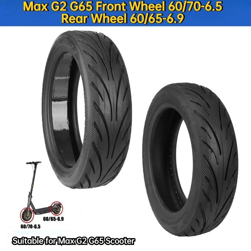 

Suitable for Max G2 G65 Scooter Rear Wheel 60/65-6.9 Anti Blowout Tire Max G30 Front Wheel 60/70-6.5 Vacuum Tire