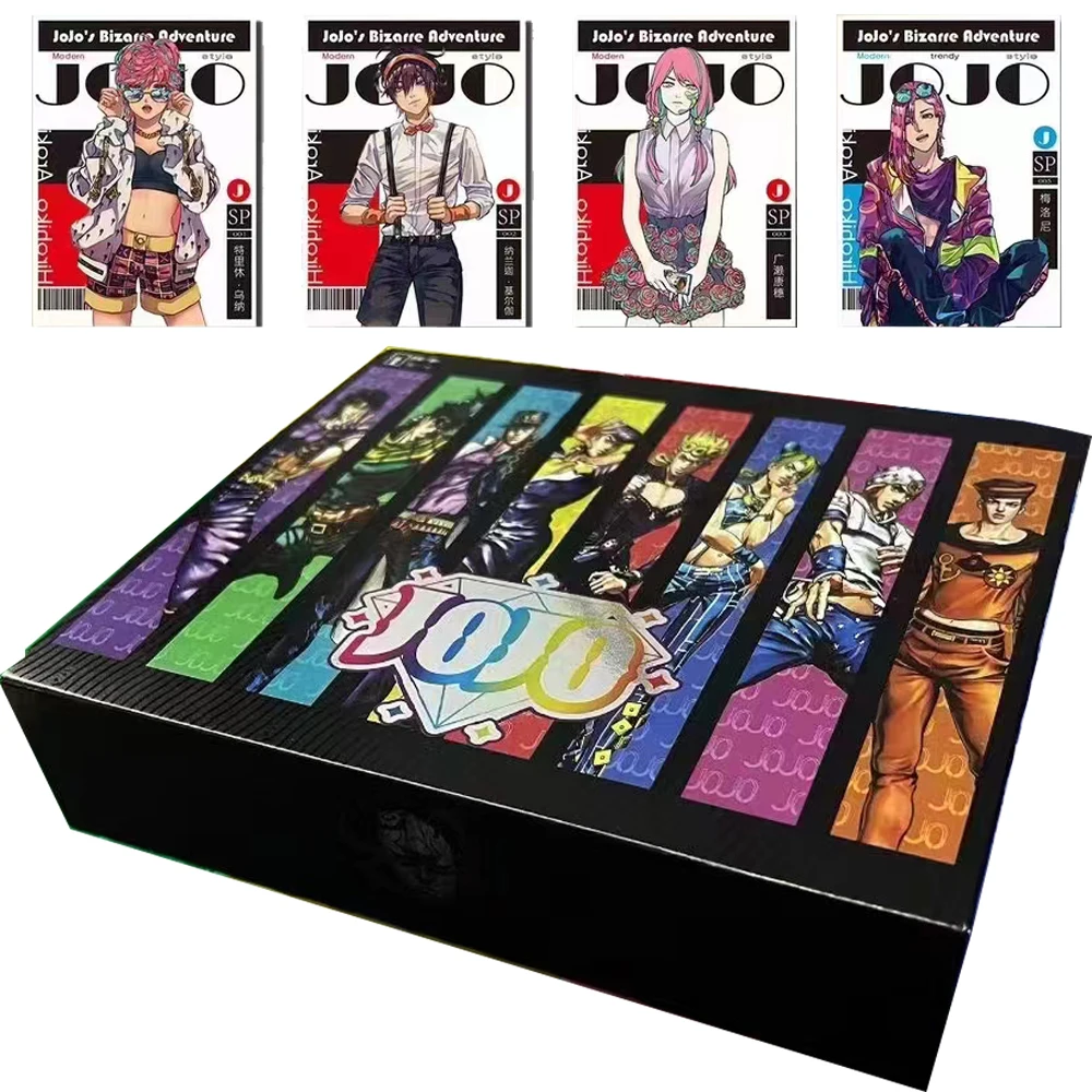 JoJo's Bizarre Adventure Collection Card For Child Higashikata Josuke Rohan Kishibe Superpower Anime Limited Game Card Kids Toys