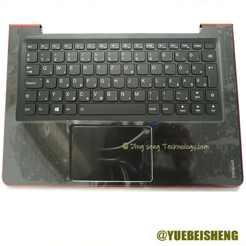 New For Lenovo Ideapad 510S-13 510S-13IKB 510S-13ISK 310S-13 310S-13isk Hungarian keyboard upper cover Touchpad,5CB0L45341