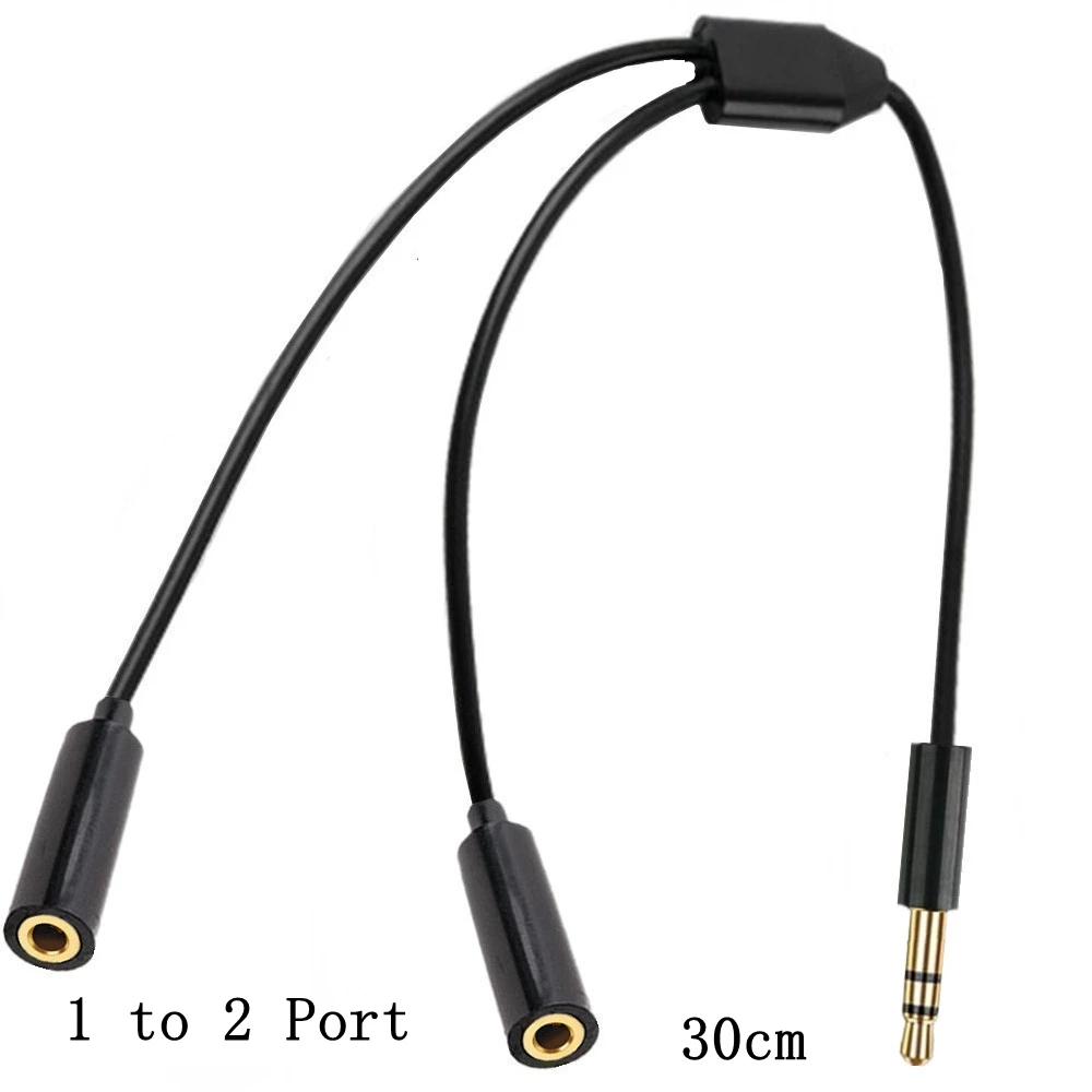 Audio Splitter 3.5 mm Cable 3.5mm 3 Female to Male Jack 1 to 2 3 4 5 Adapter Aux Cable for iPhone Samsung MP3 Player Headphone