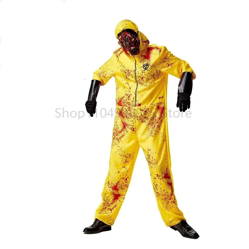 

Women Bio Hazard Costume Unisex Biohazard Suit Cosplay Halloween Costume For Adult Zombie Biohazard Suit Jumsuit Costume