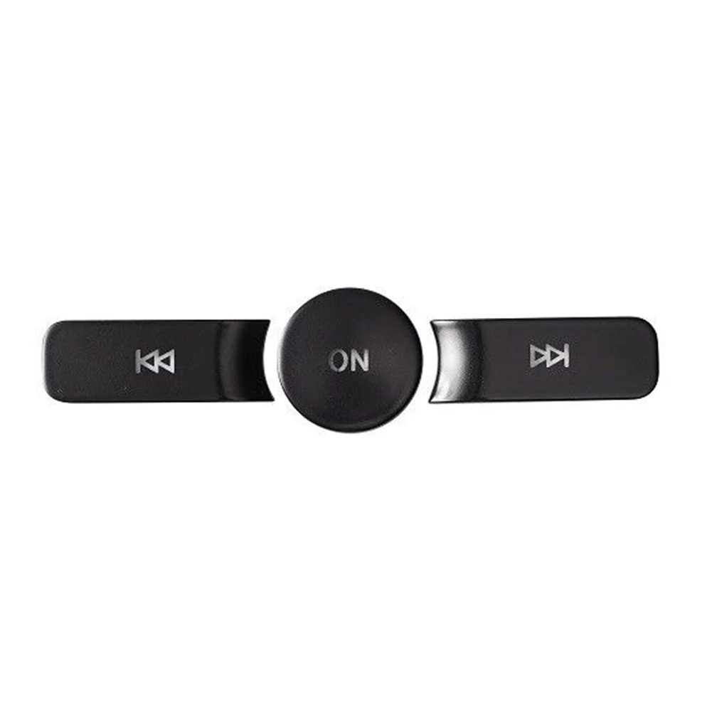 Reliable ABS Plastic Car Volume Adjustment Buttons Cover Trim for Mercedes For GLA X156 C117 Set of 3 Black Color