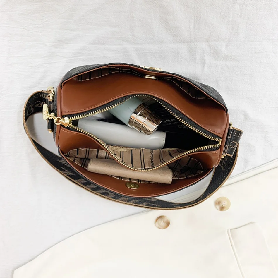 New Luxury High Quality Women Messenger Bag Famous Designer Lady Shoulder Bags Fashionable Checkered Trendy Crossbody Sac A Main