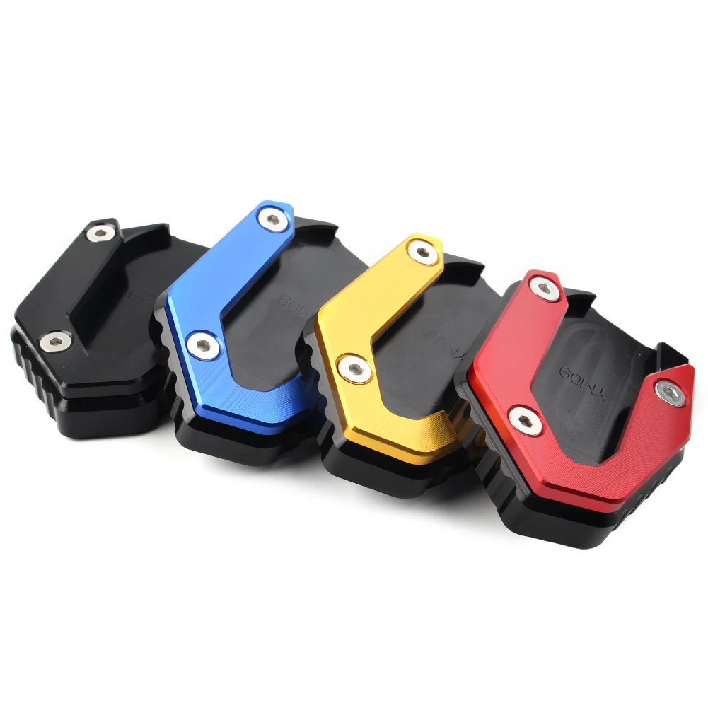 1pcs Motorcycle Side Stand Kickstand Plate Pad For Yamaha MT09 FZ09 FJ09 Tracer 900 2015-2019 & Tracer 900GT 2018-2021