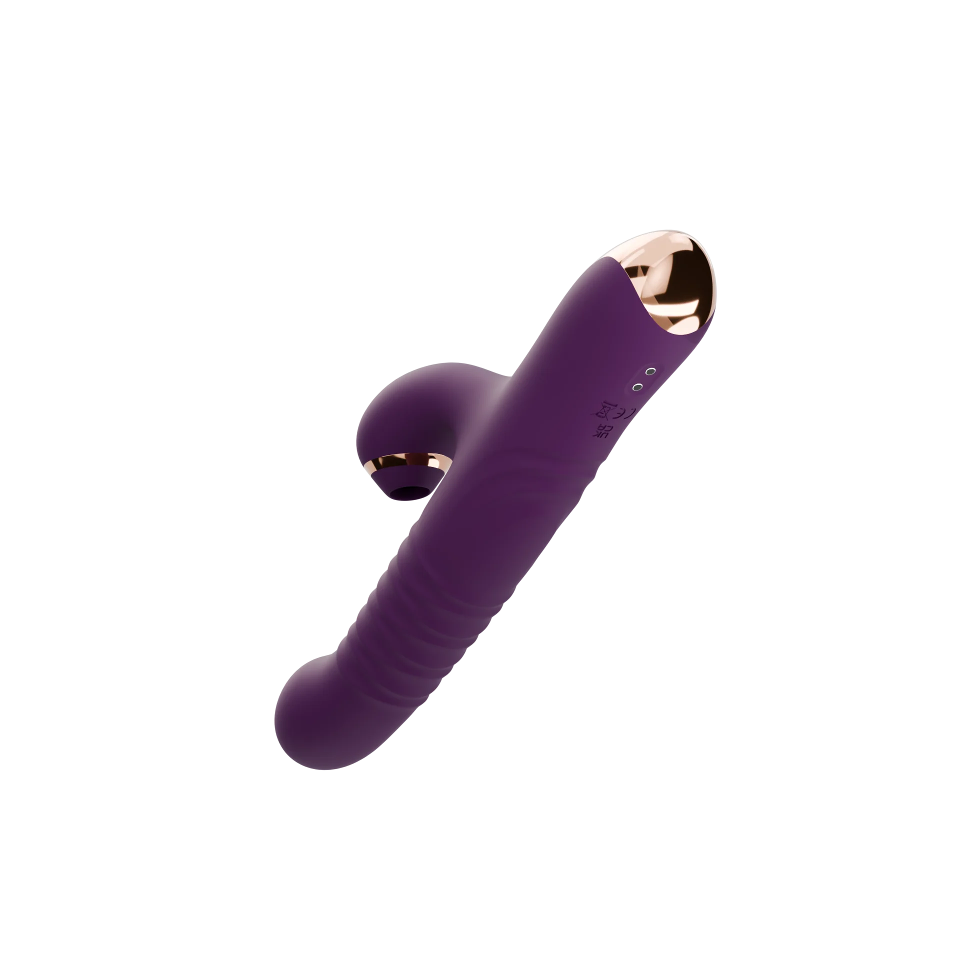 Double headed G-spot sensitive vibrator, nipple clitoris stimulation, anal massage, vaginal massage, strong suction sensation