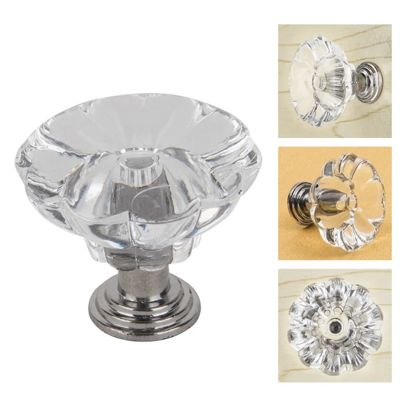 

2pcs Kitchen Cabinet Door Handle 20-40mm Diamond Crystal Furniture Knob Pull Handle Usd for Knob Cupboard Cabinet Drawer
