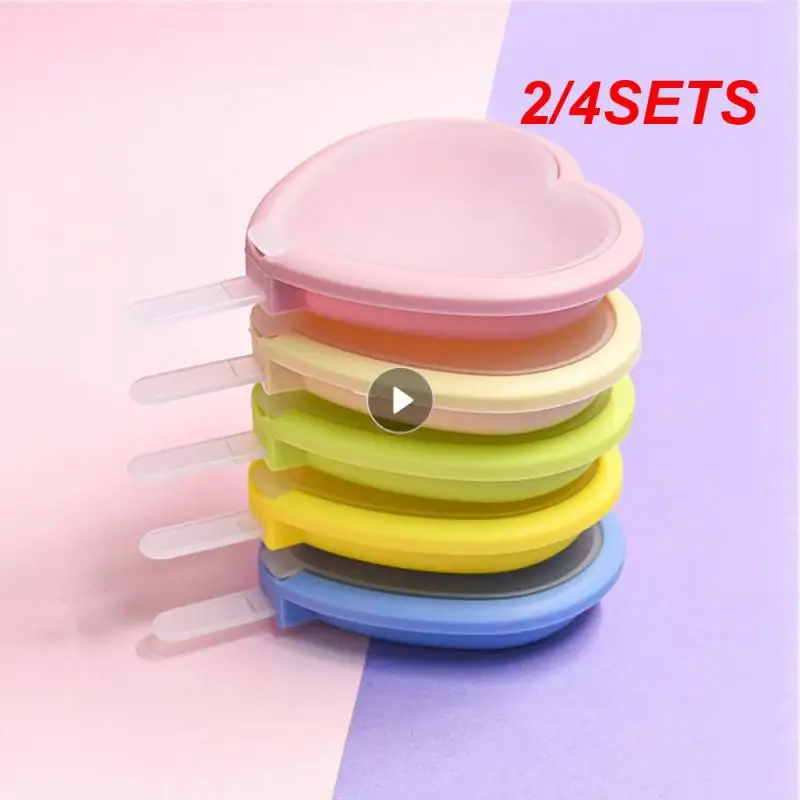 2/4SETS Mold Quick- Summer Creative Kitchen Gadgets Homemade Ice Lolly Moulds Self-made Ice Chocolate