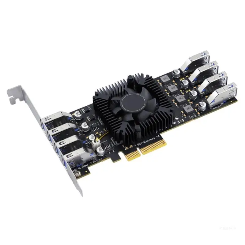 MultiPorts USB3.2 PCIe Expansion Card for Fast Connectivity on Desktop Computers Dropship