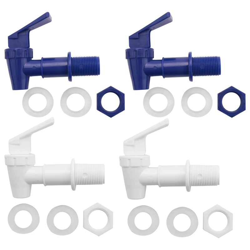 

4 Pack Replacement Cooler Faucet Water Bottle Jug, Dispenser Tap Spigot Spout Water Beverage Lever Pour Dispenser Valve
