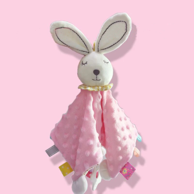 Serviette en peluche pour bébé, couverture de bébé, jouet doux, Animal en peluche, serviette apaisante, sucette confortable pour enfant, poupée hérisson chiot