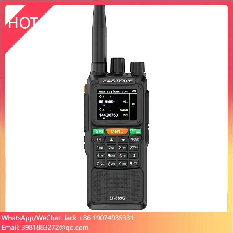 

ZASTONE 889G Walkie Talkie Dual Band Two Way Radio 10w FM Ham 136-174 400--520Mhz Uhf Vhf CB Radio Air Frequency Reception AM