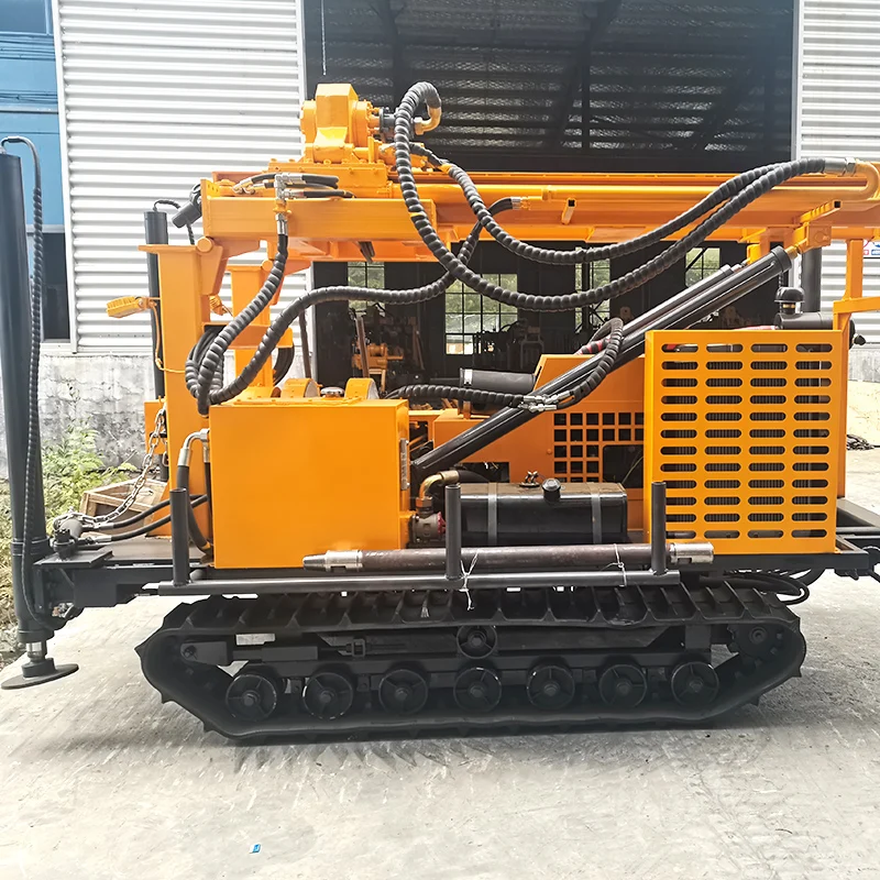 customized Top Selling 280m deep well drilling rig full hydraulic type vehicle Steel type water well drilling rig