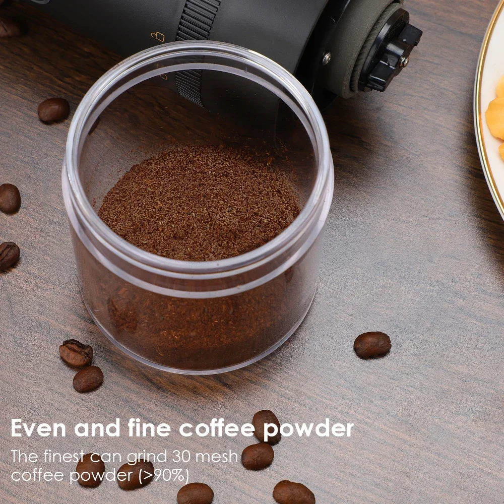 Electric Coffee Grinder Machine Mill USB Charging Kitchen Grinding Beans Professional