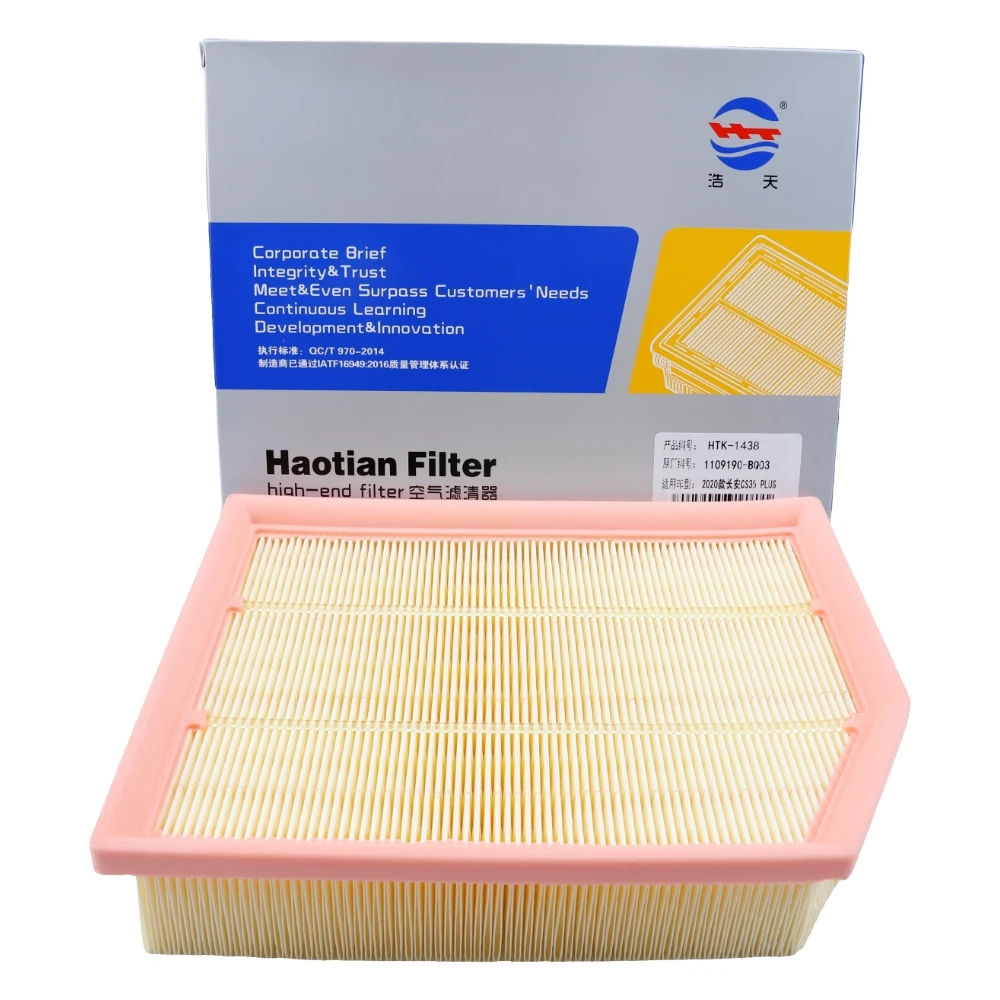 Engine Air Filter For CHANGAN CS35 PLUS 1.4T 280T 2018-2023 2021 OSHAN X7 COSMOS 1.5T Spare Parts Car Accessories 1109190BQ03