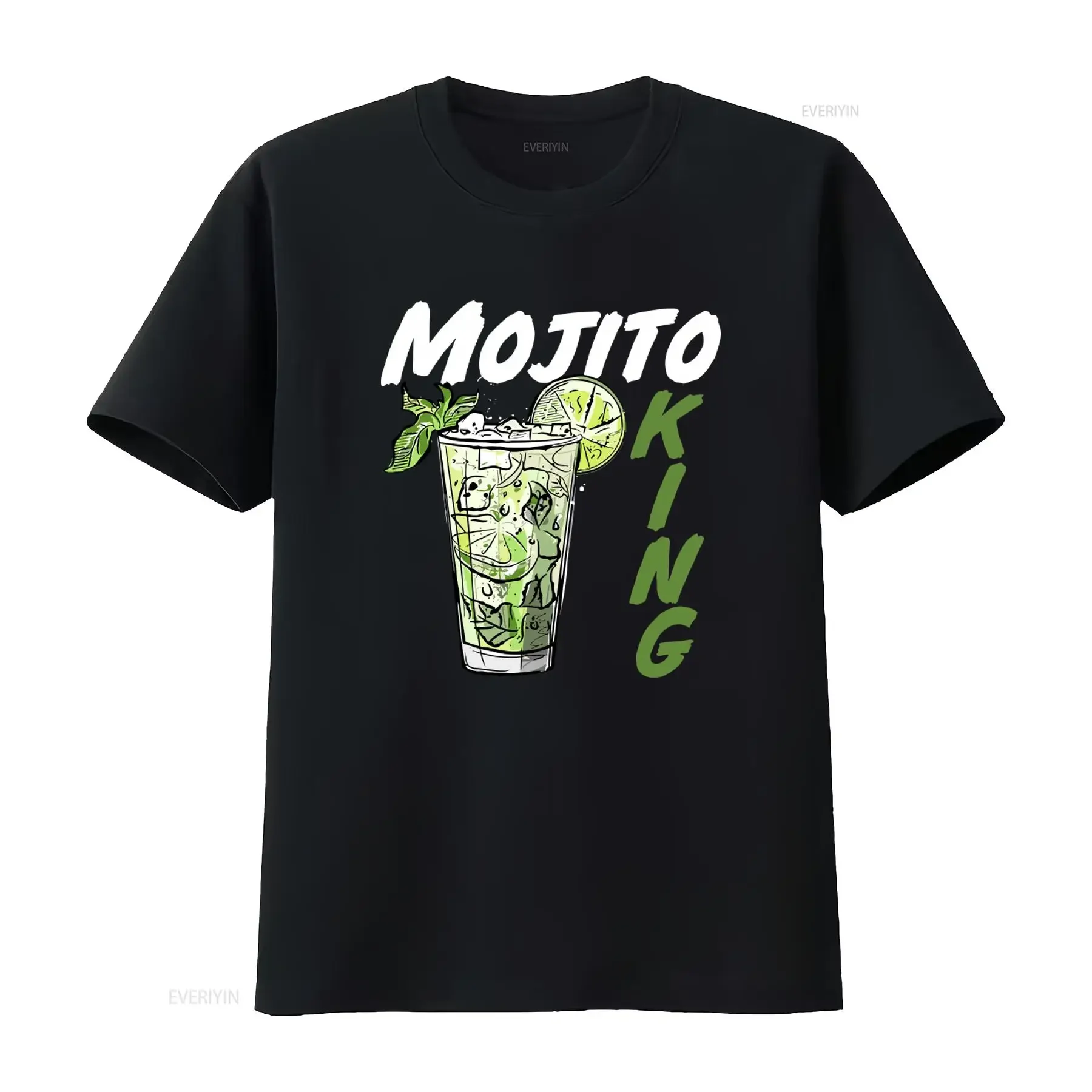 Mojito Cocktail T Shirt for Barkeepers Stylish and Refreshing Design vintage Washed homme fashion Stretched graphic