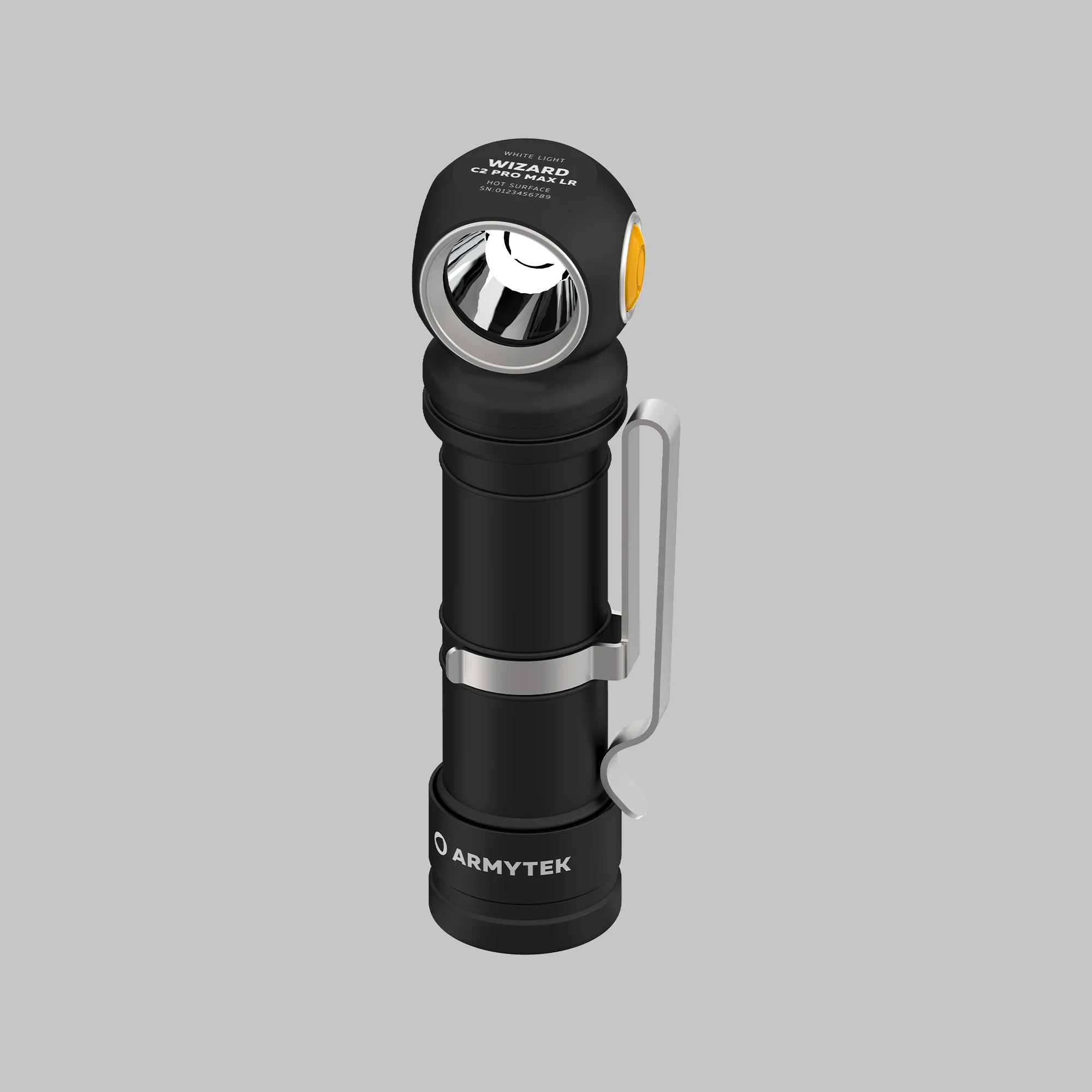 Armytek Wizard C2 pro Max LR LED Multi-Function Headlamp with Magnet USB White Light 4150 Lm Includes 1x21700 Battery