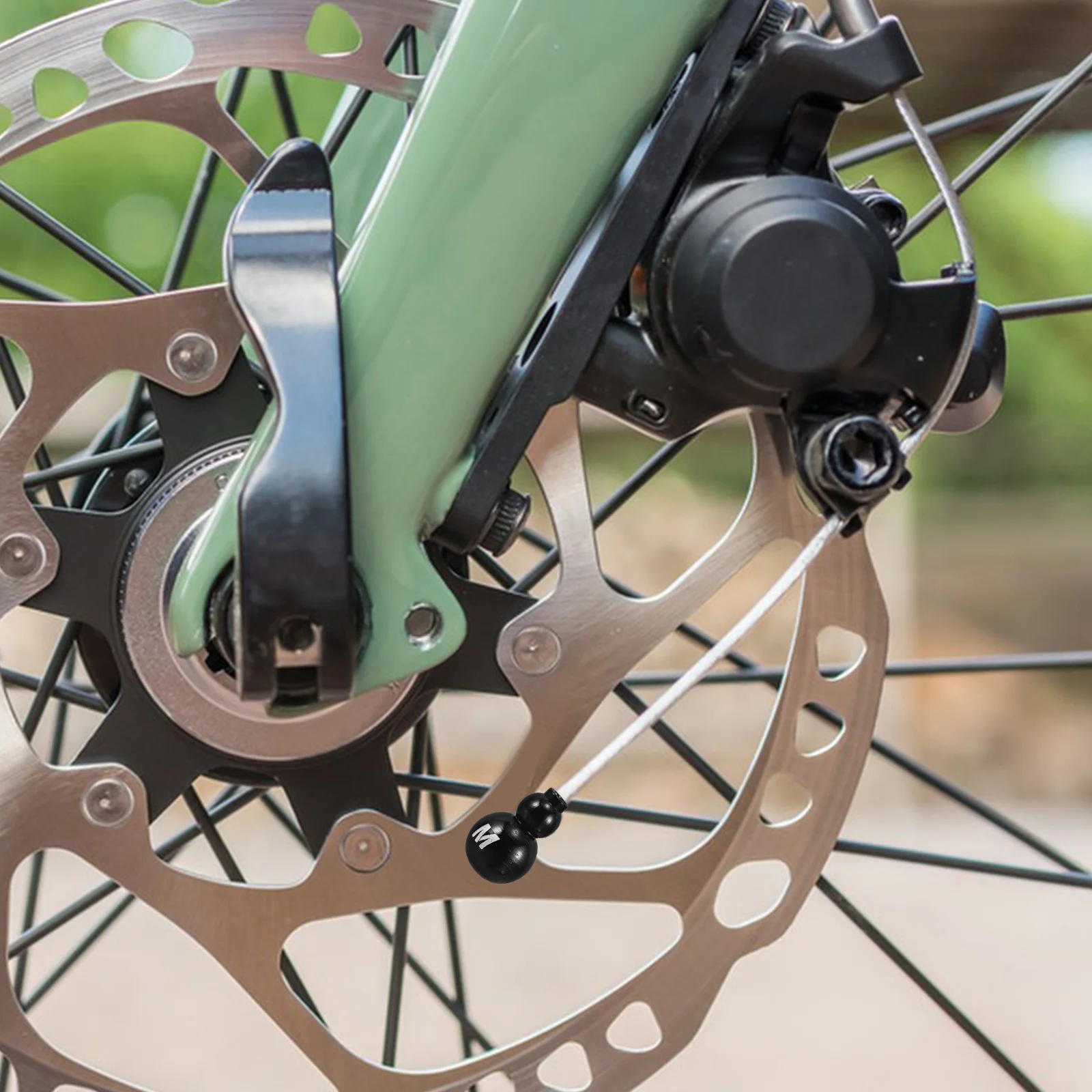 

2 pcs Bicycle Cable End Caps Aluminum Alloy For Road Mountain Bikes Brake Shifter Wire Protection Universal Fit Easy