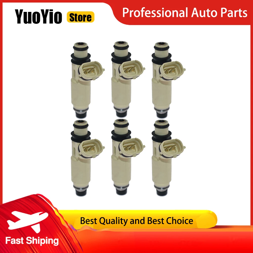 YuoYio  6pcs New 23250-20040 2325020040 Fuel Injector Nozzle For Toyota Camry Highlander For Lexus ES330 3.3L