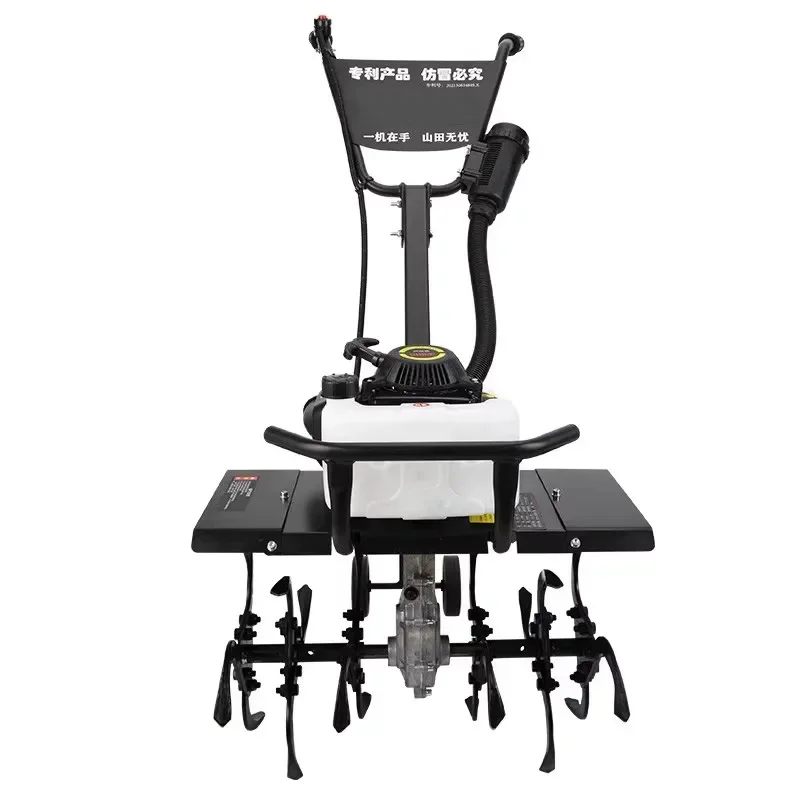 Micro-Tiller Rotary Tiller Small Weeding Arable Land Turning Soil Soil Preparation Machine