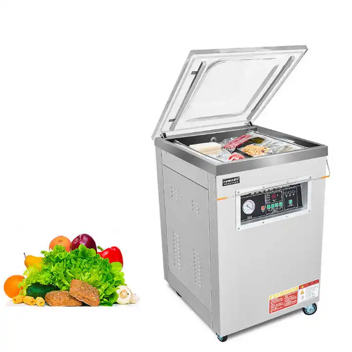 

New Design Vacuum Tray Sealer Frozen Food Vacuum Skin Packing Machine Ready Meal, Automatic Film Cut