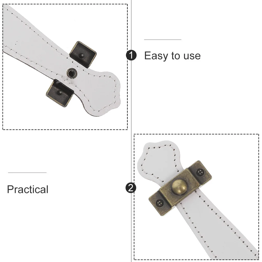 2 шт., винтажные ручки для ящика из искусственной кожи, дверные ручки багажника с винтами для замены фурнитуры для домашней мебели