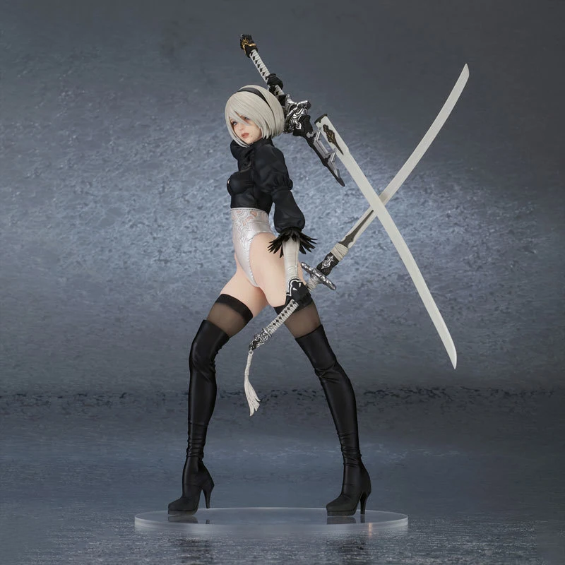 Original FLARE NieR:Automata YoRHa No.2 Type B Genuine 2B Anime Figure Collection Model Boxed Figure Toy Ornament Figurine Gifts