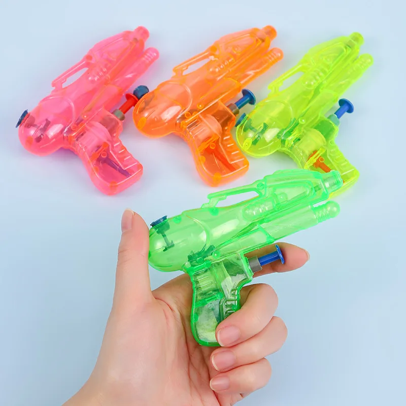 Pistola de agua de mano transparente para niños, juguetes de agua para exteriores, juegos de lucha de chorro de agua, regalos de pistola de agua Blaster de playa