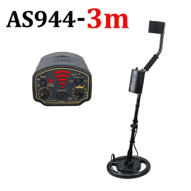 Metal Detector UnderGround depth 3m AR944 Scanner Finder tool 2000mA li-Battery for Gold Digger Treasure Seeking Hunter