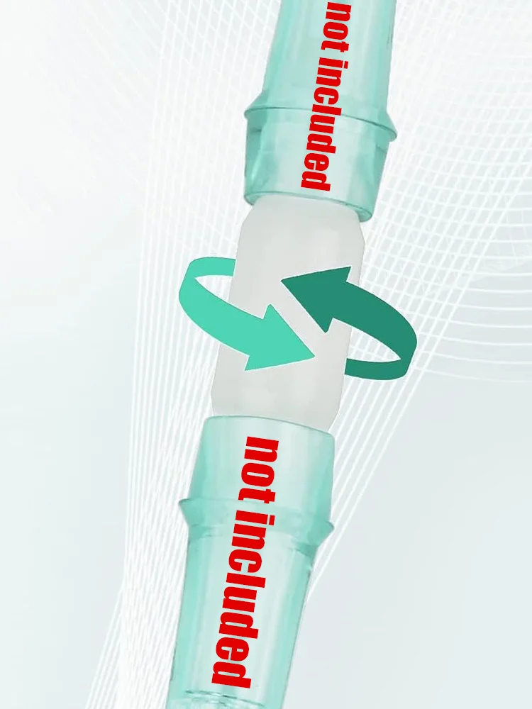 

Поворотный соединитель для носовой трубки, одноразовый соединитель для шланга канюля, 8-80 шт.