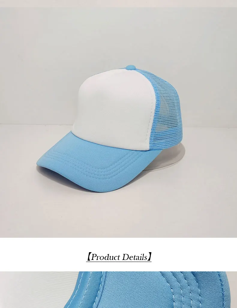 Hochwertige Freizeit-Mesh-Mütze Großhandel Herren-Baseballkappe Damen-Tennis-Mütze mit individuellem besticktem Logo Schwamm-Patchwork-Mesh-Kappe – Detail 15