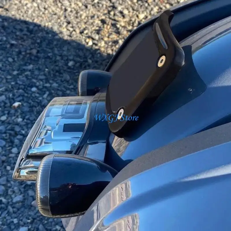Picture 3: 37JE Universal Arched License Plate Bracket Rack for Motorcycle Applications