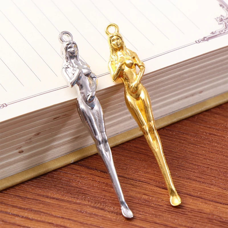 Gold/Silver Beauty Woman Ear Spoons Brass Portable Ear Cleaning Tool Ear Wax Removal Curette Tool Comes With Keyring